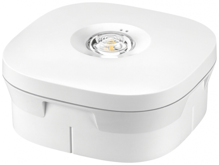 Luminaire de sécurité LED Tridonic R2A BASIC 3W 1h fon.secours bouton test blanc 