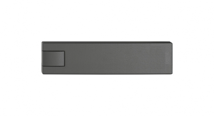 Poussoir 1/4 EDIZIO.liv SNAPFIX® p.KNX&UNI s.LED comm.à 1 touche grf 