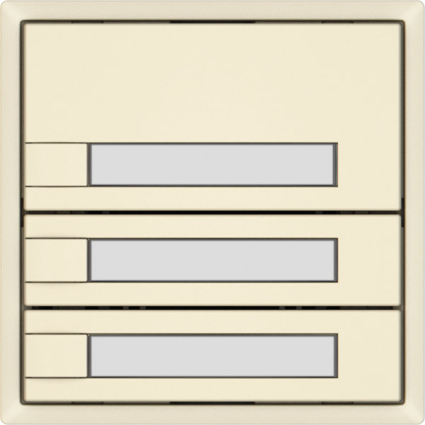 Poussoir universel EDIZIO.liv UNI SNAPFIX® 12…48V s.LED 3× comm.1T étiqu.cr 