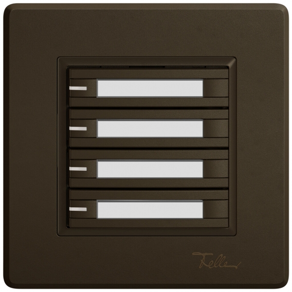 Pulsante KNX RGB INC EDIZIO.liv SNAPFIX® sensore temp.RGB-LED targ.4× com.2T ma 
