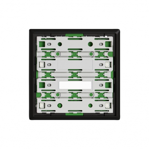 Plaque frontale EDIZIO.liv UNI SNAPFIX® p.UNI vers.enfich.p.3touches s.LED no 