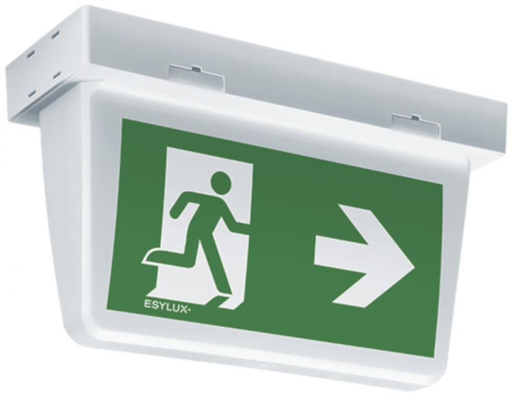 Lampada di emergenza ESYLUX SLX 32 LEDi High Cover 8h, bianco 