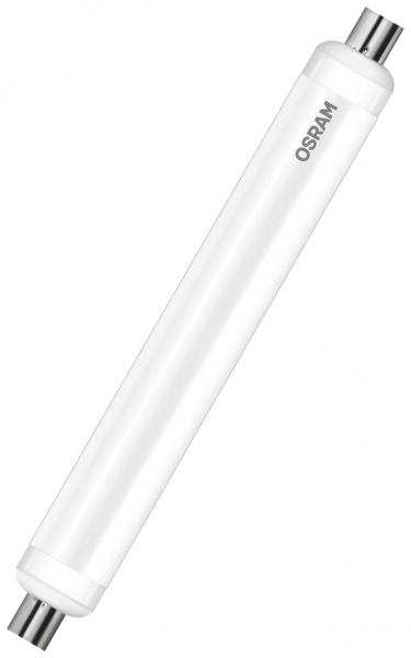 Lampe LED OSRAM Line S19 9W 830lm 827 Ø38×310mm mat 140° 