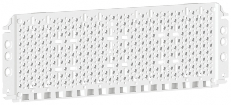 Plaque de montage Hager volta 95×265mm poinçonnage matière synthétique 