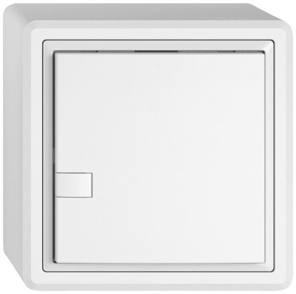 Poussoir KNX RGB AP EDIZIO.liv SNAPFIX® capteur temp.s.LED 1× comm.1T bc 