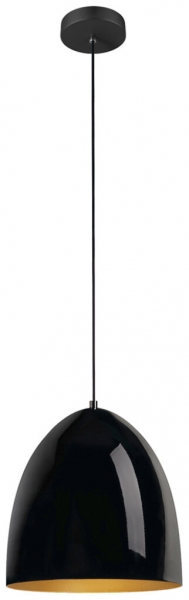 Luminaire suspendu SLV PARA CONE 30 E27 1×60W Ø302mm noir/or 