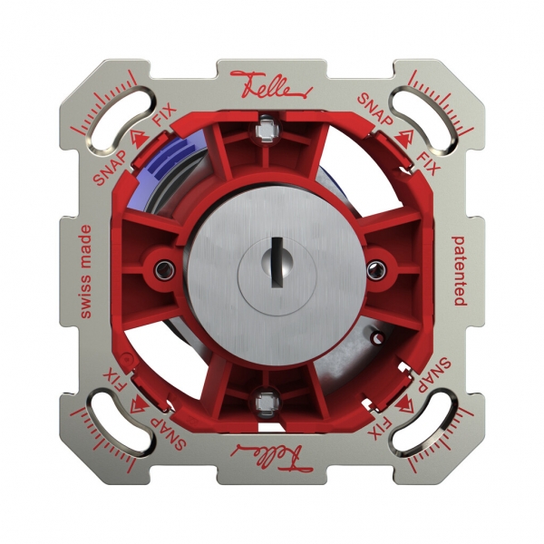 Interruttore rotativo INC Feller SNAPFIX® invert.3/3L serrat.&2 chiavi 