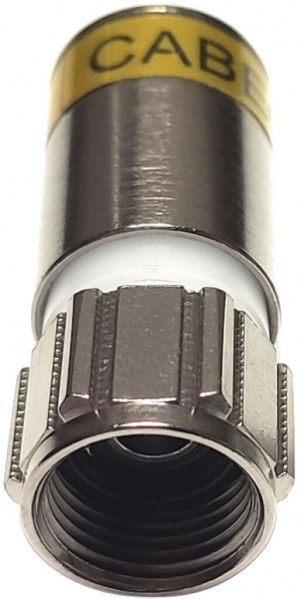 Fiche à compression F F-6-TD 4.9, pour câble HVA Cablecom T6T77 