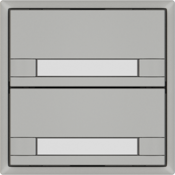 Pulsante universale EDIZIO.liv UNI SNAPFIX® 12…48V s.LED 2× targ.grc 