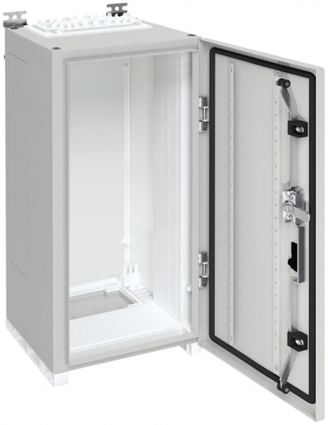 Armadio murale Hager univers con porta piena CP II IP55 650×300×275mm RAL 7035 