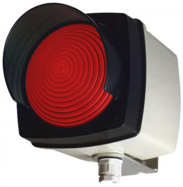 Lampe signalétique Wunderli SIWA, 230VAC, LED, lentille rouge, IP65 