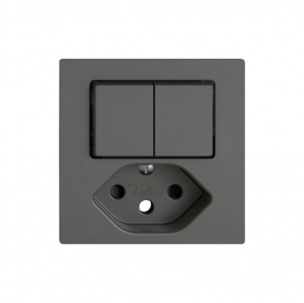 Kit di montaggio EDIZIO.liv SNAPFIX® per combi.T13 con 2 tasti shutter grs 