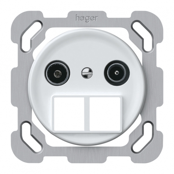 Presa multimedia INC TV-R origin presa d’arrivo 4dB bianco 