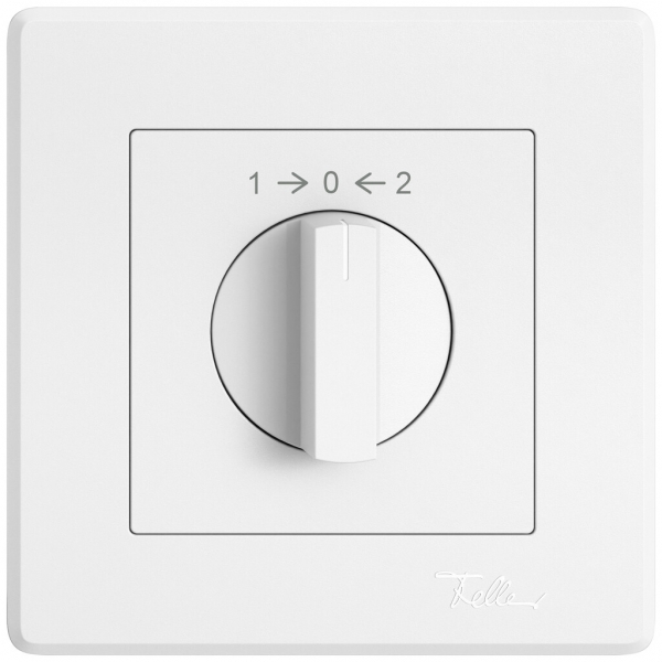 Contact pivotant ENC EDIZIO.liv SNAPFIX® 1->0<-2/1P avec manette rotative bc 