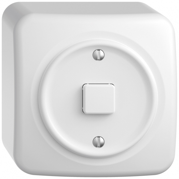 Pulsante KNX RGB AP STANDARDdue SNAPFIX® 1×tasto c.sensore temp.bi 