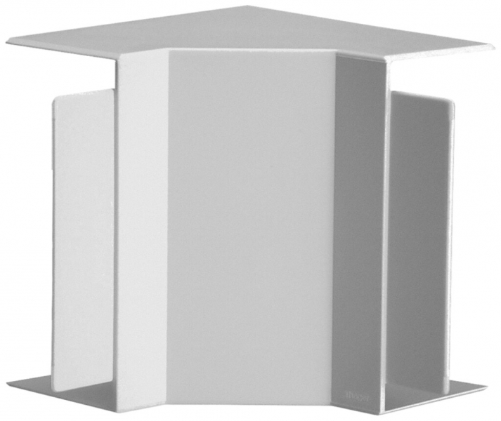 Angolo interno Hager tehalit.FB 130×60mm grigio IP30 