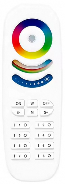Fernbedienung ELBRO Funk zu RGBW LED Fluter Zigbee 3.0  8 Zonen  2.4G 
