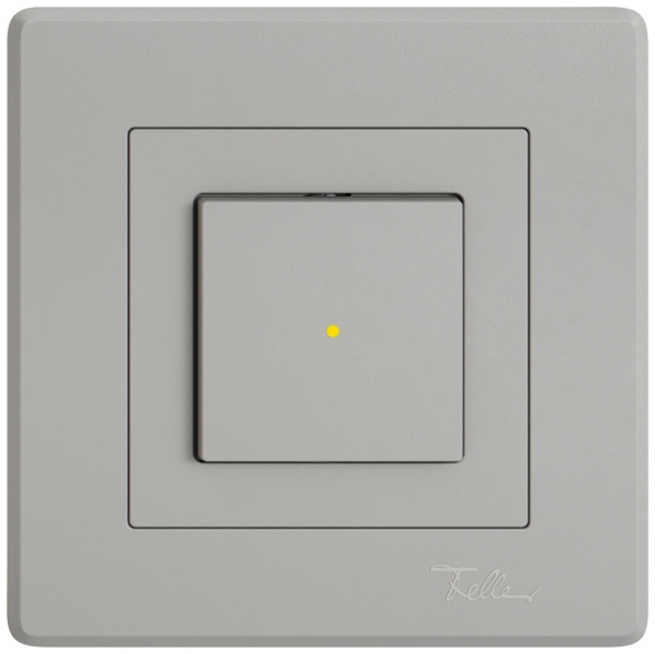 Tasto a pulsante INC EDIZIO.liv SNAPFIX® ARK/1P illuminazione front.giallo grc 