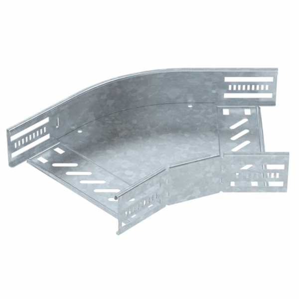 Gomito BET RB 45° 60×200mm acciaio zincato a caldo per immersione 