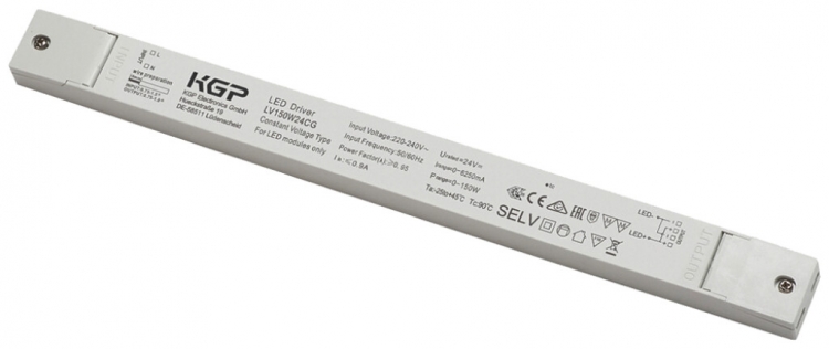 Alimentazione LED SLV 150W 24V ON/OFF 350×30mm 