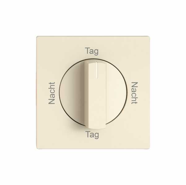 Montageset EDIZIO.liv SNAPFIX® f.Drehschalter m.Griff Nacht-Tag-Nacht-Tag cr 