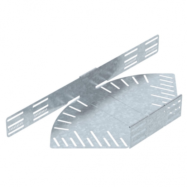 Coude BET RB W réglable 85×300mm acier galvanisé à chaud 