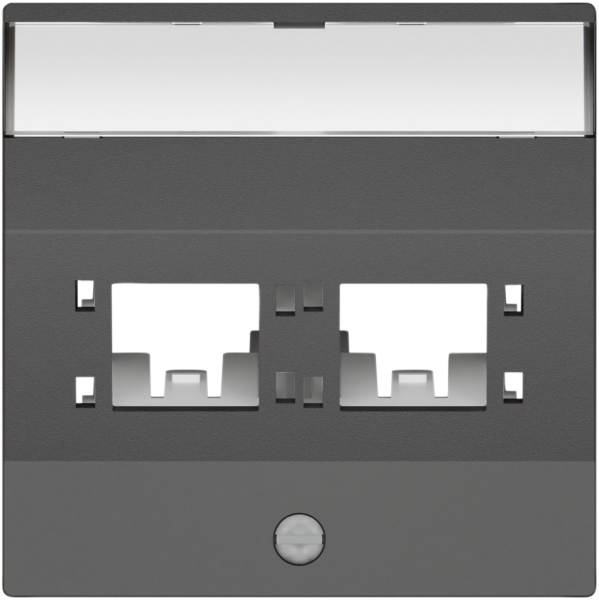 Kit di montaggio EDIZIO.liv SNAPFIX® per freenet cat.6A adattatore 2× grs 