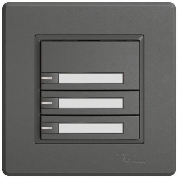 UP-KNX-Taster RGB EDIZIO.liv SNAPFIX® Temperaturfüh.RGB-LED Pap.3×T 1-Tbed.dgu 