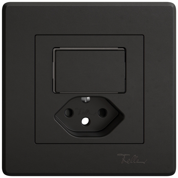 Kit di montaggio INC EDIZIO.liv SNAPFIX® combi.T13 1 tasto lent.lat.shutter ne 