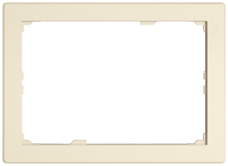 Cadre de recouvrement EDIZIO.liv 2×3 208×148mm crema 
