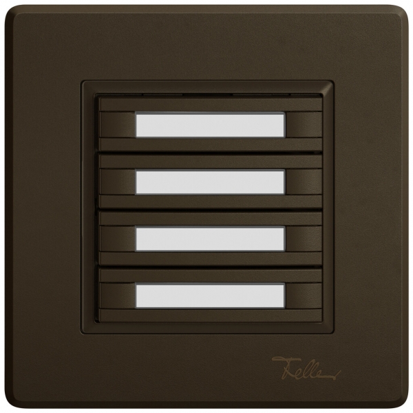 Pulsante KNX RGB INC EDIZIO.liv SNAPFIX® sensore temp.s.LED targ.8× com.1T ma 