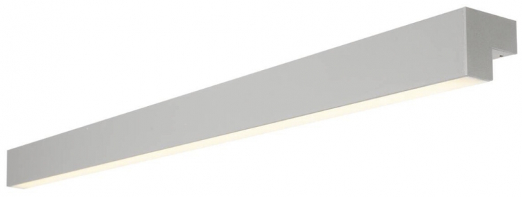 Applique LED SLV L-LINE 120 19W 1650lm 3000K IP44 1200mm argent 