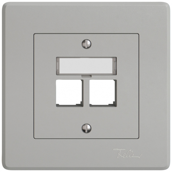 Kit di montaggio INC EDIZIO.liv EASYNET S-One SNAPFIX® destra per 2×RJ45 grc 