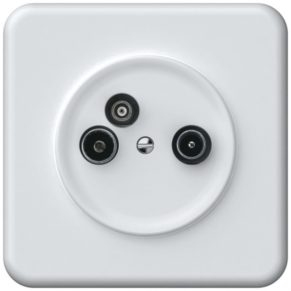 UP-Antennendose TV-R-Daten origin Stichdose 4dB weiss 