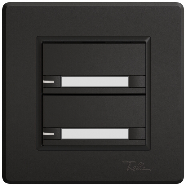 Pulsante KNX RGB INC EDIZIO.liv SNAPFIX® sensore temp.RGB-LED targ.2× com.2T ne 