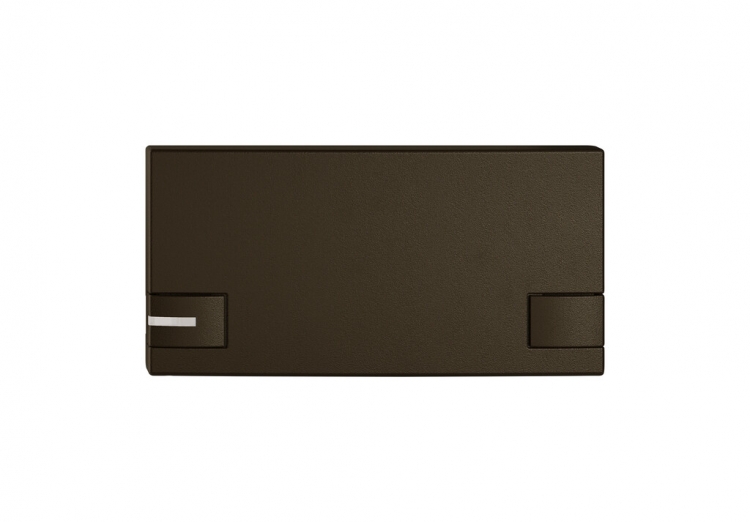 Pulsante 1/2 EDIZIO.liv KNX e UNI con SNAPFIX® con LED comando a 2 tasti ma 