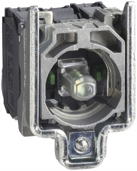 Parte inferiore per pulsante luminoso Schneider Electric 1Ch+1R 230V bianco 
