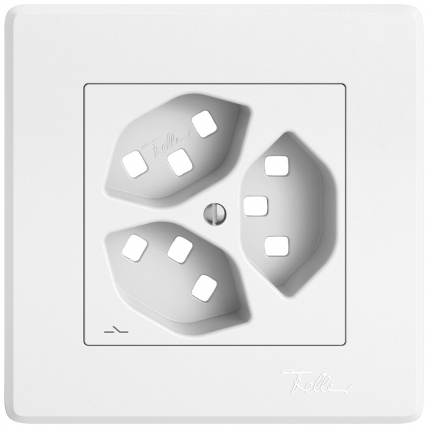 Kit di montaggio INC EDIZIO.liv SNAPFIX® per presa 3×T23 separata bi 