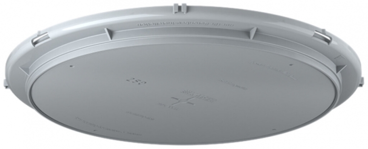 Plaque frontale HaloX 250 pour béton sur place, découpe au plafond Ø250mm 