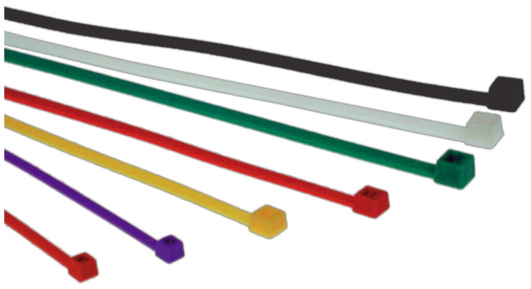 Fascetta nylon 2.5×100mm bianco 