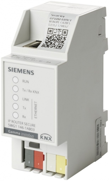 Router IP Secure KNX AMD Siemens 146/03, KNXnet/IP 
