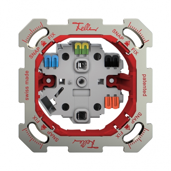 Prise ENC Feller SNAPFIX® 2×T13 1×S 