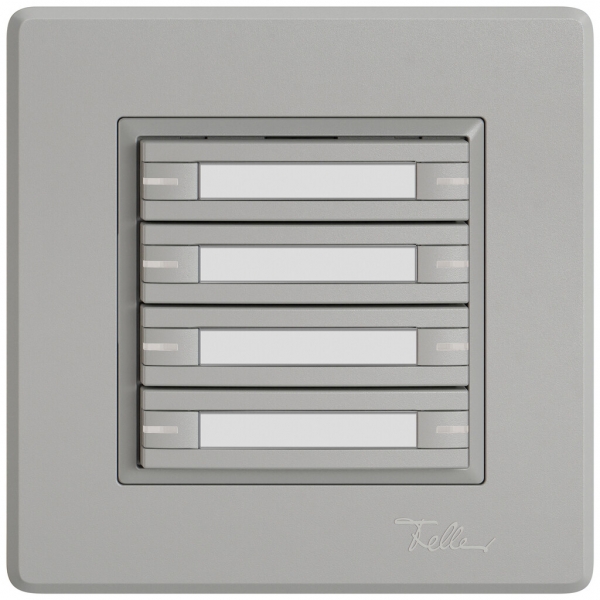 Pulsante KNX RGB INC EDIZIO.liv SNAPFIX® sensore temp.RGB-LED targ.8× com.1T grc 