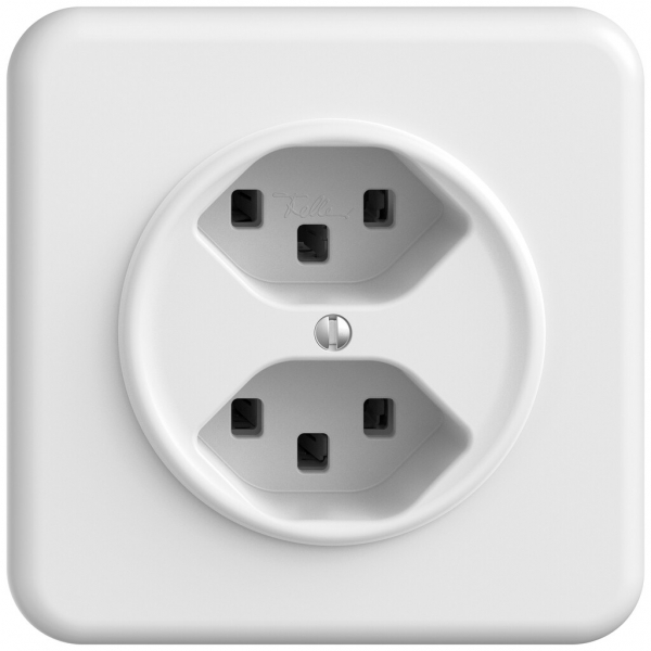 Prise ENC STANDARDdue SNAPFIX® 2×T23 bc 