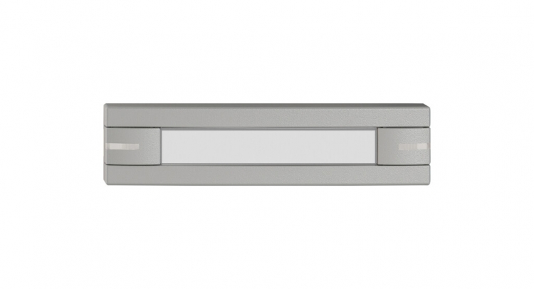 Poussoir 1/8 EDIZIO.liv SNAPFIX® p.KNX&UNI a.LED a.étiquette comm.2touch.grc 