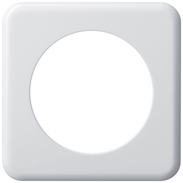 Abdeckplatte basico 1×1 58mm weiss 