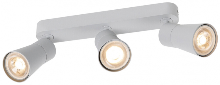 Spot SLV PURI 2.0 Cone CW GU10 3×6W DIM 258×42×138mm grau 