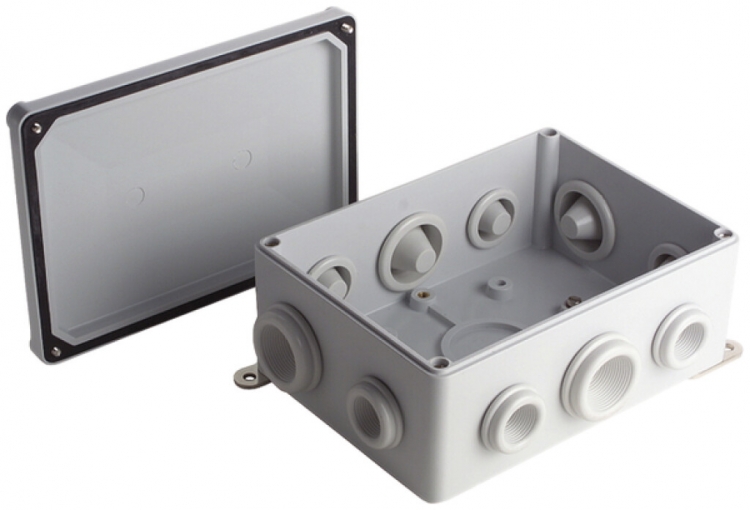 Scatola di derivazione Woertz 5×35mm² grigio 