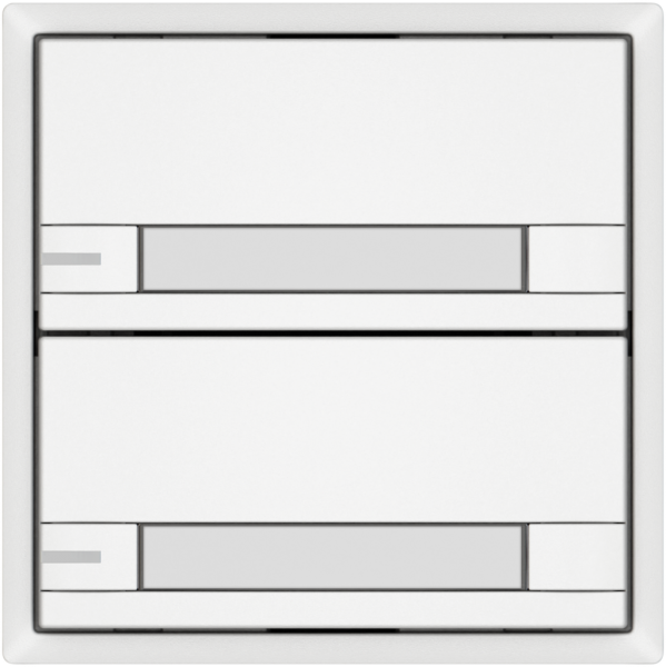 Pulsante KNX RGB EDIZIO.liv SNAPFIX® sensore temp.RGB-LED targ.2× com.2T bi 