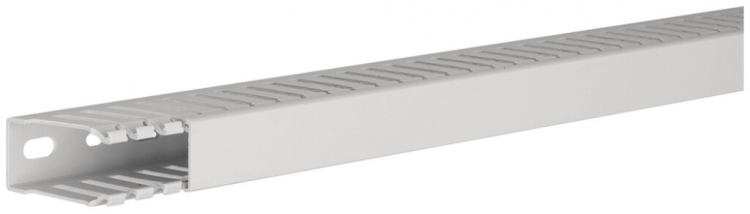 Canale di cablaggio tehalit HNG 49×25 grigio chiaro 